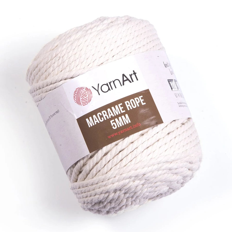 YarnArt Makrame Rope 5mm (kifésülhető)