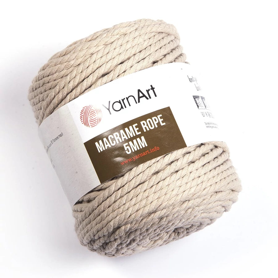 YarnArt Makrame Rope 5mm (kifésülhető)