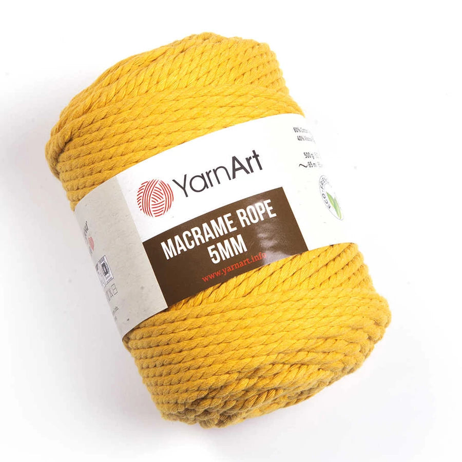 YarnArt Makrame Rope 5mm (kifésülhető)