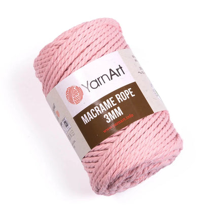 YarnArt Macrame Rope 3mm ( kifésülhető)