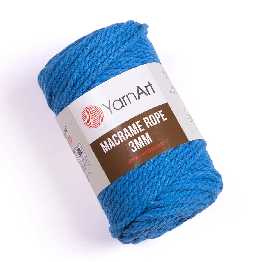 YarnArt Macrame Rope 3mm ( kifésülhető)
