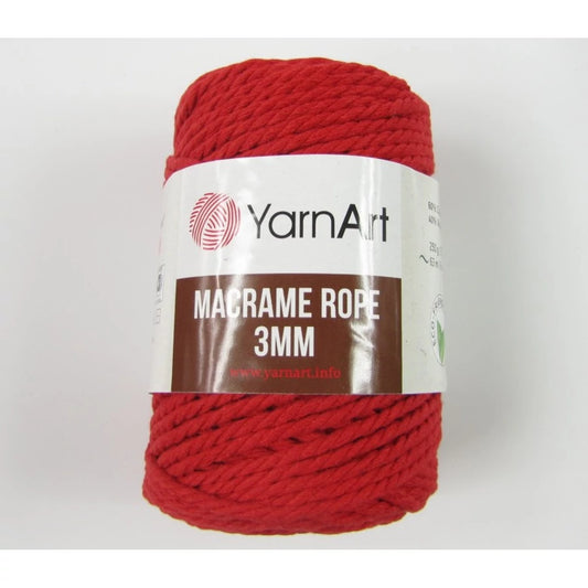 YarnArt Macrame Rope 3mm ( kifésülhető)