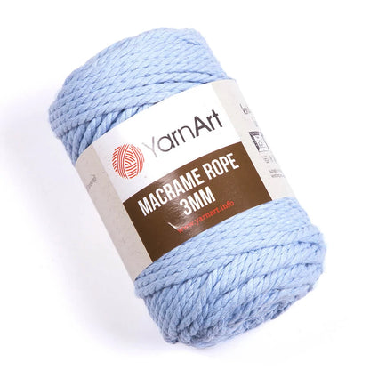 YarnArt Macrame Rope 3mm ( kifésülhető)